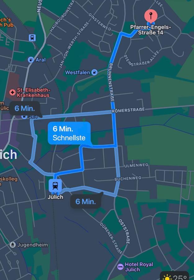 Apartamento Ruhiges Juwel: Frisch Renoviert 100 Qm Jülich Exterior foto